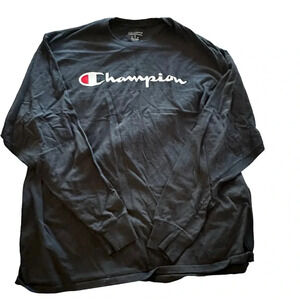 Champion men's size XL black long sleeve shirt